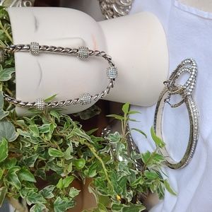 Brighton Twisted Rope Necklace & Hinged Bracelet Set